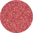 thumbnail image 1 of Ahgly Company Tapis Rond Lavable en Machine Intérieur Transitionnel Rouge Cramoisi, 7 Pieds Rond, 1 of 7