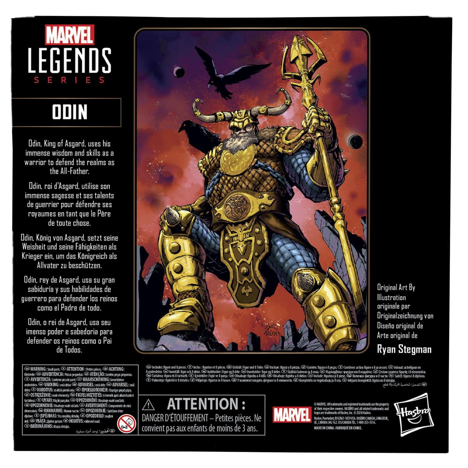 Marvel Legends Series, figurine de collection Odin de 15 cm inspirée des bandes dessinées