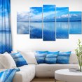 thumbnail image 1 of Sunset Blue Panoramic Landscape - Oversized Landscape Wall Art Print, 1 of 3