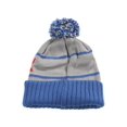 thumbnail image 2 of City Caps Cuffed 2-Tone Beanie w/ Pom - New York - Grey/Blue, 2 of 2