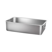 Tachiuwa Cat Litter Box Easy to Cleaning Smooth Surface with Handles Cat Toilet Sandbox 40x30x10cm