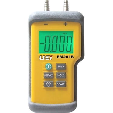 UEi Test Instruments EM201B Test Manomètre Différentiel à Double Entrée