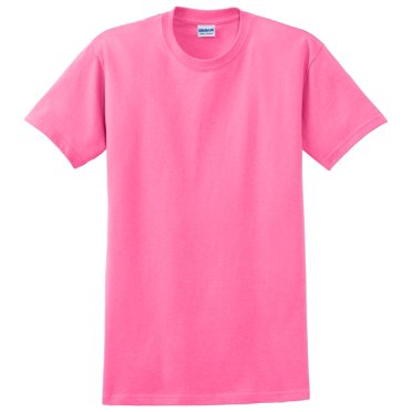 Gildan-2000-Unisex Ultra Cotton® T-Shirt,Safety Pink,1-Pack