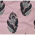 thumbnail image 4 of oneOone Coton Biologique Popeline Sergé Feuilles & Imprimé Floral BTY 42 Pouces de Large, 4 of 4