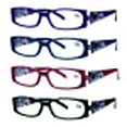 thumbnail image 3 of READING GLASSES 4 Pack Quality Spring Hinge Stylish Designed Womens Glasses for Reading +3.25, 3 of 6