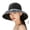 Black, variant on GDREDA Summer Hats for Men Women's Hat Bridal Wedding Tea Party Wide Brimmed Summer Sun Hat Ladies Outdoor Elegant Temperament Sun Hat Pink,M