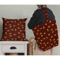 thumbnail image 5 of Soimoi Red Velvet Fabric OMG Text Printed Craft Fabric by the Yard 58 Inch Wide, 5 of 5