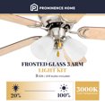 thumbnail image 4 of Prominence Home Whitley 42 Inch Indoor Ceiling Fan with Pull Chain, Bright Brass, 4 of 9