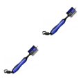 thumbnail image 2 of QualitChoice Double-Sided for Golf Club Cleaning Brush Reusable Stain Maintenance Tool with Groove Outside Training Accessories Blue 2Set, 2 of 6