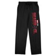 thumbnail image 1 of Deadpool & Wolverine Movie Logo Black Sleep Lounge Pajama Pants, 1 of 2