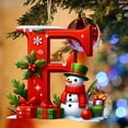 thumbnail image 3 of Bdday 26 Letters Christmas Tree Decoration Pendant Christmas Tree Ornaments Personalized DIY Christmas Ornaments Christmas Decoration Xmas Tree Hanging Decor Feature, 3 of 4