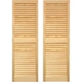 thumbnail image 1 of Pinecroft SHL55 Exterior Louvered Shutters 15 x 55 in., 1 of 1
