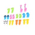 thumbnail image 2 of Baohd 10pcs Animal Fruit Fork Mini Cartoon Children Snack Cake Dessert Food Fruit Pick Toothpick Lunches Decor Random Color, 2 of 5