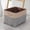 Brown, variant on Large Fabric Storage Basket | 14.96x11.02x9.45in Collapsible Organizer Bin for Clothes, Toys, & Linens | Gray, Blue, Green, Brown