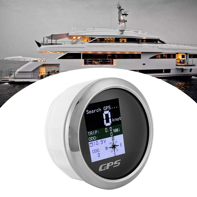 85mm GPS Speedometer, Stainless Steel Boat Auto Speedometer, Waterproof Digital Speedometer For Car, Ships, Yachts, Trucks, Motorcycles