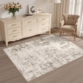 thumbnail image 1 of x Area Rug Living Room Rugs - Washable Neutral Modern Abstract Soft Thin Large Rug Indoor Floor No Slip Rug Carpet for Bedroom Under Dining Table Home Office Decor -, 1 of 6