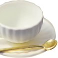 thumbnail image 2 of serony 1/6 Coffee Cup Plate Spoon Multipurpose for Dollhouse Life Scene Prop Yellow, 2 of 9
