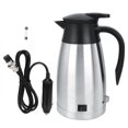 thumbnail image 2 of Amonsee Car Electric Kettle, 1000ML, Stainless Steel, Temperature Control, Ergonomic Design, 2 of 8