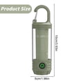 thumbnail image 3 of Lampe de Tente Extérieure Portable Rechargeable pour Camping avec Lampe de Poche et Crochet pour Sac à Dos, Parfaite pour la Randonnée, le Camping et les Urgences, 1 Lampe de Jardin Pliable à DEL, 3 of 7