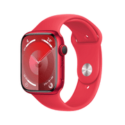 Apple Watch Series 9 GPS + Cellular 45mm (PRODUCT)RED Aluminium Case with (PRODUCT)RED Sport Band -S/M