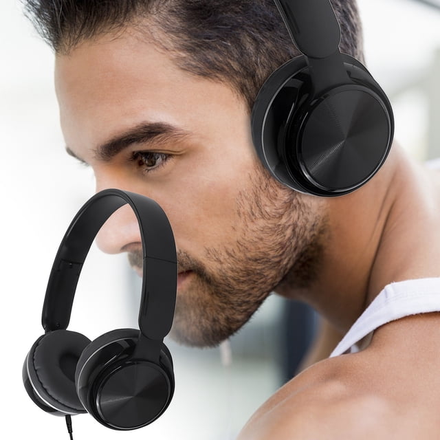 Casque avec Microphone Casque Filaire, Appel à Commande Filaire avec Caisson de Basses, Casque Universel pour Téléphone Mobile et Ordinateur Réduction de Bruit Intelligente