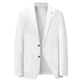 thumbnail image 3 of Kcodviy Spring Summer Men's Lightweight Mens Suit Summer Suit Jacket Casual Suit Jacket for Men Slim Fit Stretch Slim Fit Button Mens Slim Fit Suits Sport Coats, 3 of 4