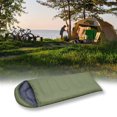 thumbnail image 3 of Sac de Couchage Enveloppe Portable Thermique avec Sac de Compression pour l'Eau pour la Randonnée, le Camping par Temps Froid, la Randonnée Sac à Dos Adulte - Vert, 0,95 kg, 3 of 9