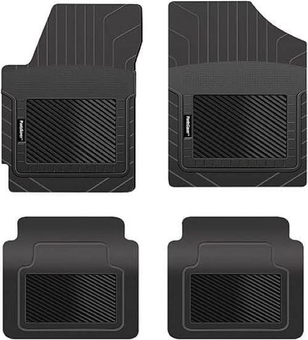 PantsSaver Floor Mats Custom Fit Car Mats for GMC Acadia 2017-2023 All Weather Protection (Black)