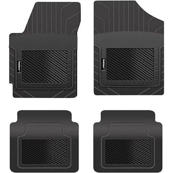 PantsSaver Custom Fit Car Floor Mats for Honda Fit 2016-2022 All Weather Protection (Black)