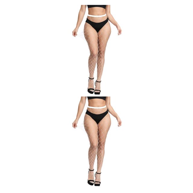 Youkk Collants Confortables en Nylon à la Mode Opaques pour Femme Moderne Bas Résille Légers 2Ensemble