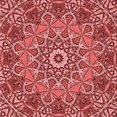 thumbnail image 1 of Ahgly Company Machine Washable Indoor Square Transitional Pastel Red Pink Area Rugs, 7' Square, 1 of 7