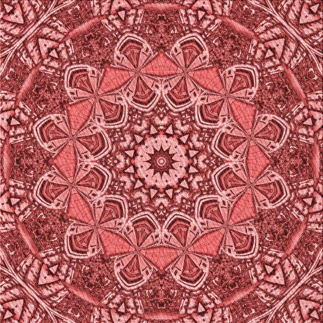 Ahgly Company Machine Washable Indoor Square Transitional Pastel Red Pink Area Rugs, 7' Square