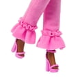 thumbnail image 4 of Barbie Style de Luxe Poupée 4, combinaison rose, cheveux tressés, 4 of 6