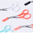 thumbnail image 5 of 3 Pcs Ciseaux de Coupe pour la Mise en Forme des Sourcils en Acier Inoxydable Peigne Épilateur Outil de Beauté, Rose, Pamplemousse, Noir, 5 of 5