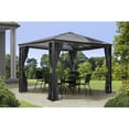 thumbnail image 4 of Sojag Turia 10 x 12 x 6 ft Grey Polyester Curtains, 4 of 7
