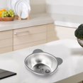 thumbnail image 4 of LEFU Stainless Steel Kids Dinner Plate, Children's Tableware Set with Panda Shape Design, Dishwasher Safe Divided Plate for School Lunch, Picnics, Camping (4.5*15cm, Silver), 4 of 9