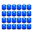 thumbnail image 1 of 24 Packs Flameless Blue Tea Lights for Birthday Party Decoration Battery Operated, 1 of 7