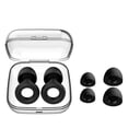 thumbnail image 1 of Bouchons d'Oreilles à Réduction de Bruit Loop Quiet - Protecteurs Auditifs Super Doux et Réutilisables, pour le Sommeil et la Sensibilité au Bruit - 8 Embouts P/M/G - SNR 26 dB - Noir, 1 of 6