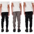 thumbnail image 4 of CHUANK Boys 3 Pack Active Tricot Joggers Size 5-16, 4 of 4