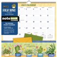 thumbnail image 1 of WSBL Folk Song 2024 12x12 Inch Note Nook Wall Calendar, 9781469430270, 1 of 5