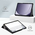 thumbnail image 4 of Case For Samsung Galaxy Tab A9 Plus 11" A9+ Magnetic Flip Leather Protective Tablet Shell For Tab A9 8.7 Inch Stand Cover Black For Tab A9 Plus, 4 of 6