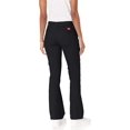thumbnail image 3 of Dickies Womens Slim Fit Bootcut Stretch Twill Pants, 14 Regular, Black, 3 of 3
