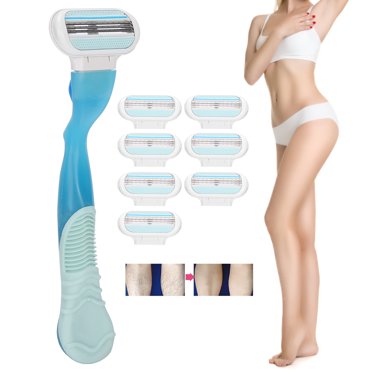 Manual Ergonomic With Replacement Head Women , Body Hair Shaver, ABS For Body Hair