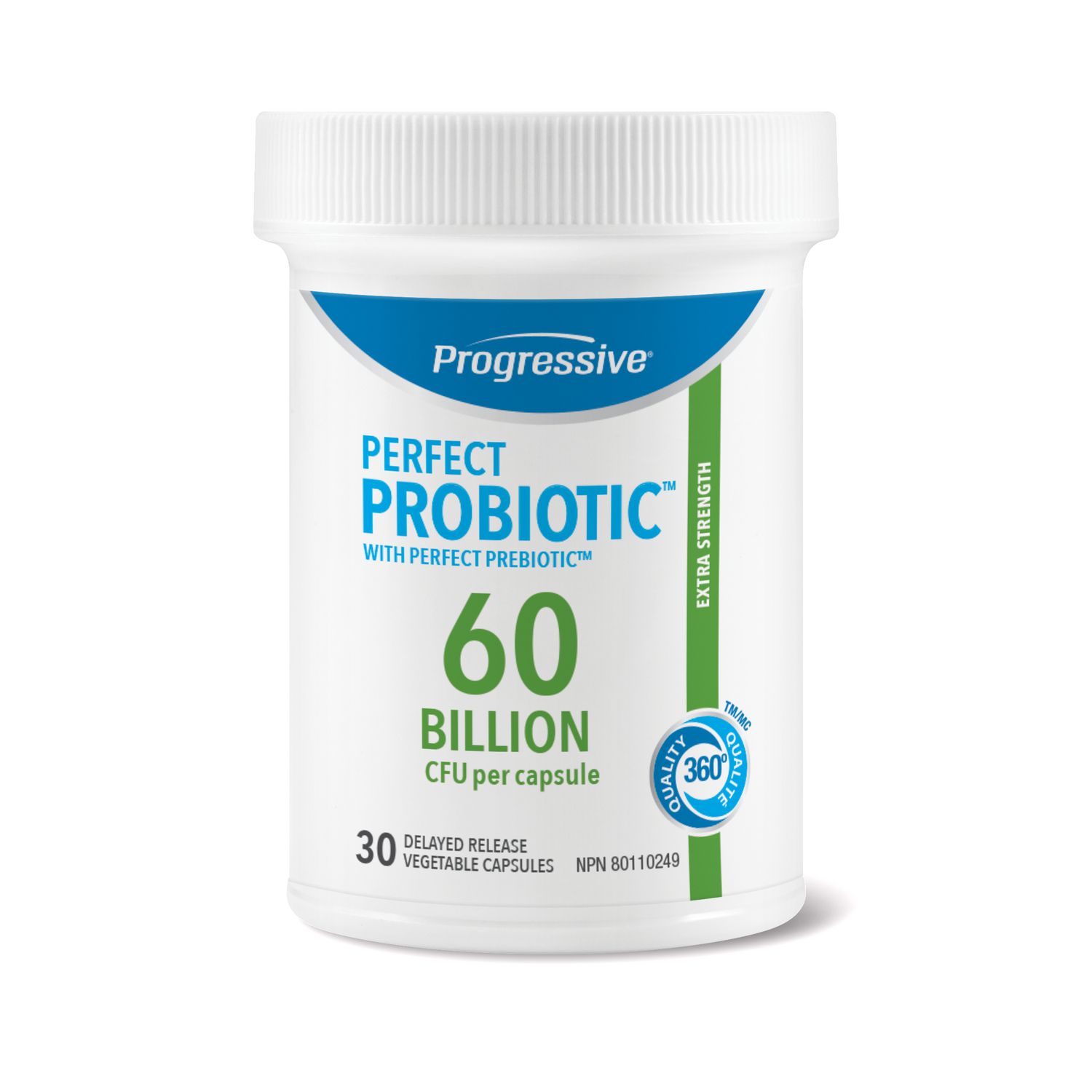 Progressive capsules probiotiques, 60 milliards UFC, 30 capsules