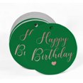 thumbnail image 2 of Inkdotpot 50 - Pack Happy Birthday Favor Paper Tag Craft Real Rose Gold Foil Hang Tag, 2 of 6