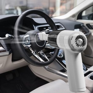 Dvkptbk Nettoyeur à vide auto Aspirateur portatif Nettoilateur à vide voiture,Aspirateur puissant Petit Nettoieur à aspirateur voiture,Auto Aspirateurs rechargeables,Portable Nettoineur à aspiration pour voiture & Accueil Accessoires de voiture