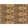 thumbnail image 1 of Ahgly Company Machine Washable Indoor Rectangle Transitional Saddle Brown Area Rugs, 2' x 3', 1 of 7