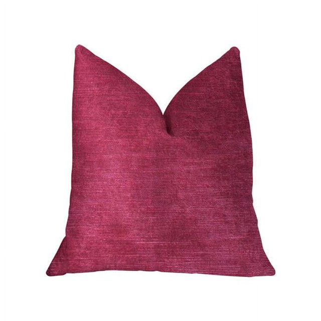 Plutus PBKR1905-2626-DP Coussin Décoratif de Luxe Rose Fuchsia pour Femme, 26 x 26 Po