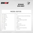 thumbnail image 2 of ONEX® OGF330 Stainless Steel Wall Mount 30 inch Range Hood., 2 of 7