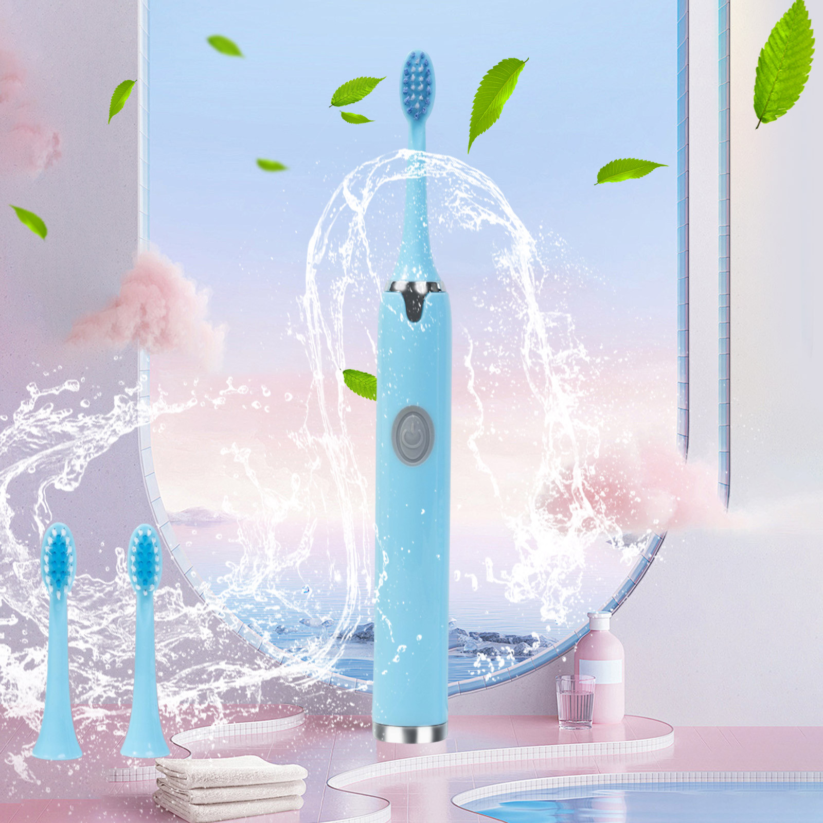 RXIRUCGD Soft Bristle Toothbrush For Students Non Rechargeable Gentle Yet Effective Removal Ideal For Daily Oral Care Dry Battery Storage